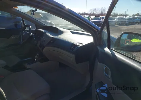 2012 Honda Civic Lx from USA, damaged, VIN 19XFB2F52CE080321